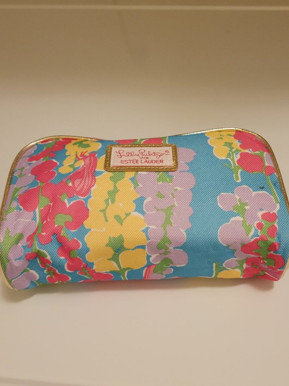 Lilly Pulitzer for Estee Lauder Floral Makeup bag